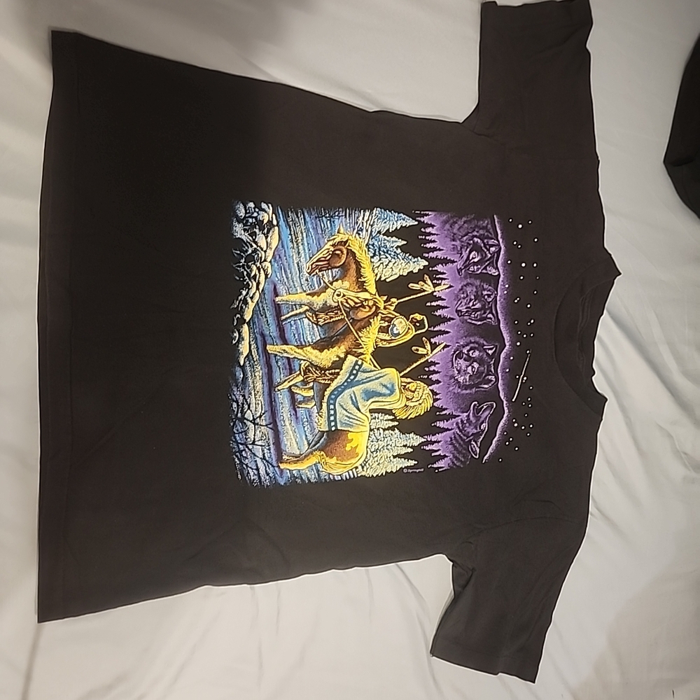 Mystical Black Graphic Long Sleeve Tee - Picture 2 of 8